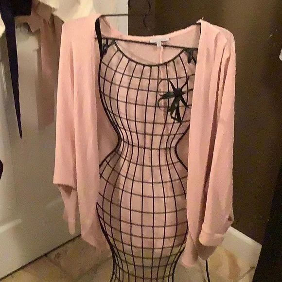 Charlotte Russe mauve butterfly armed cardigan 🌸🌸 - Picture 2 of 7